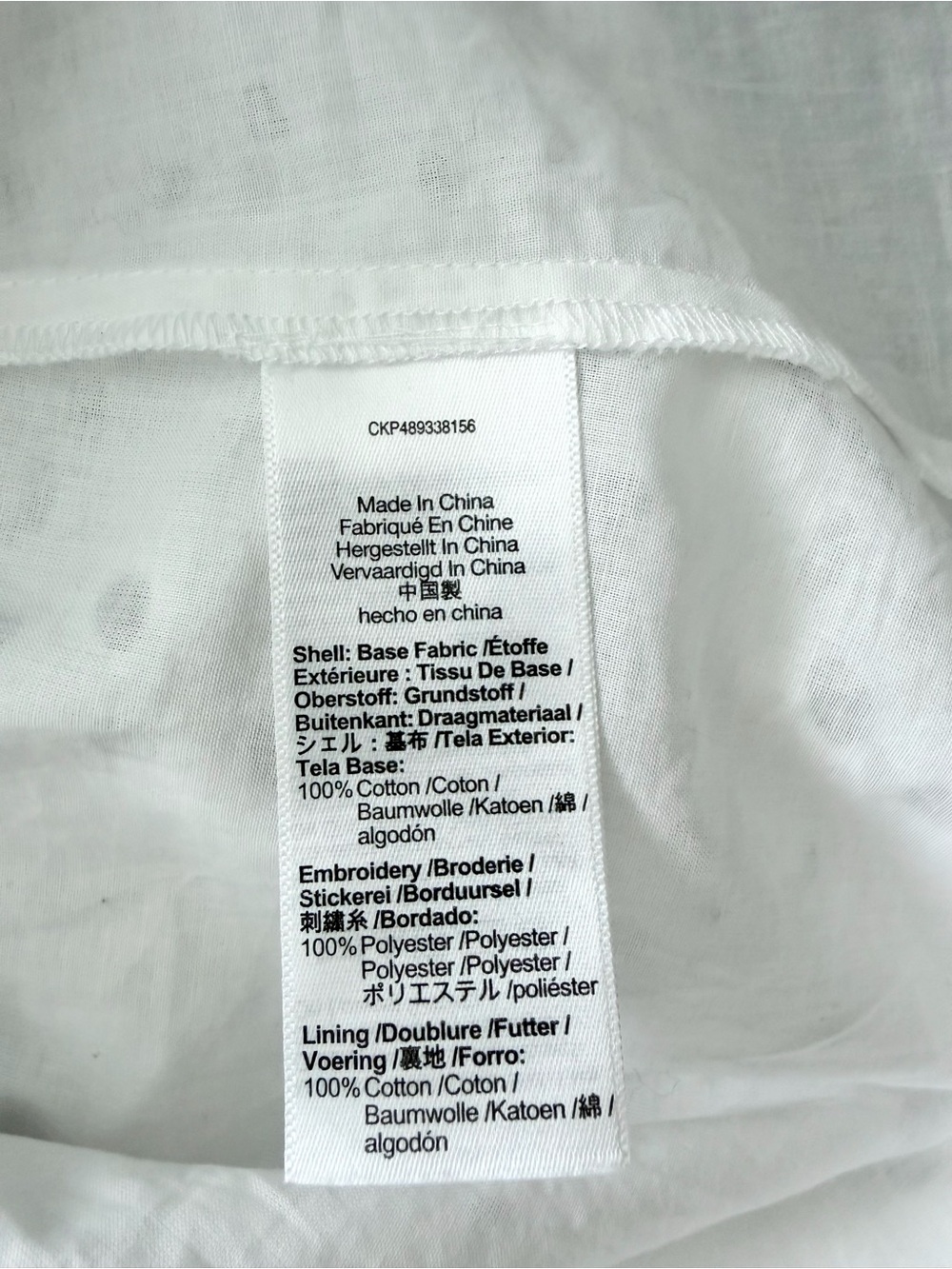 Madewell Embroidered Eyelet Poplin Dress Size 12 - Picture 9 of 11